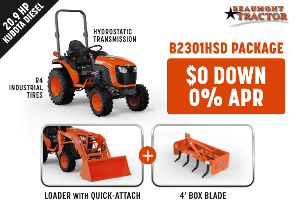 B2301HSD Tractor Package